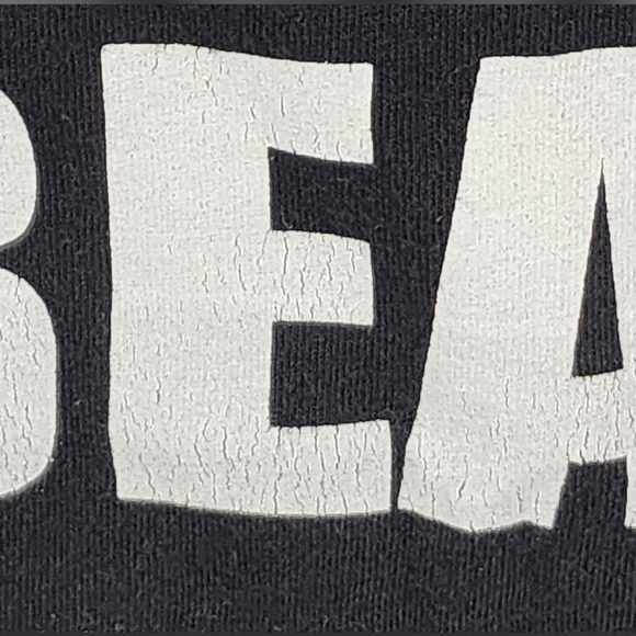 BELLA + CANVAS I'M WITH THE BEARD WOMEN'S TSHIRT SMALL BLACK - Picture 3 of 8